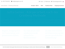 Tablet Screenshot of juttagelzer.com